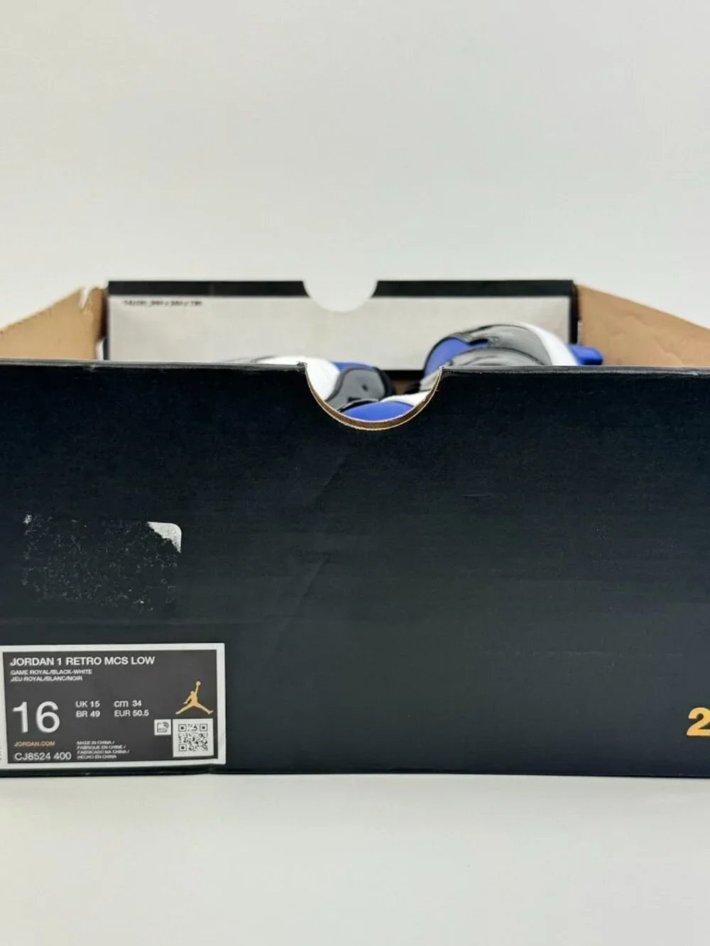 Jordan 1 Retro MCS Low 'Patent Royal Toe' CJ8524-400 Baseball Multi Size